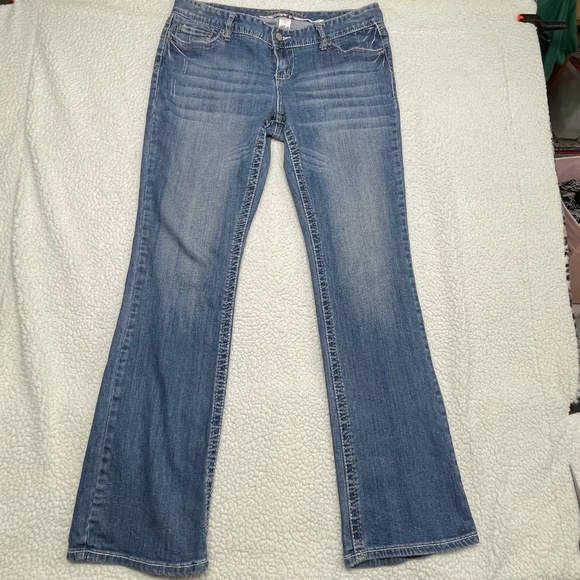 Women’s 16 Long Maurice’s Denim Blue Jeans - Picture 1 of 14